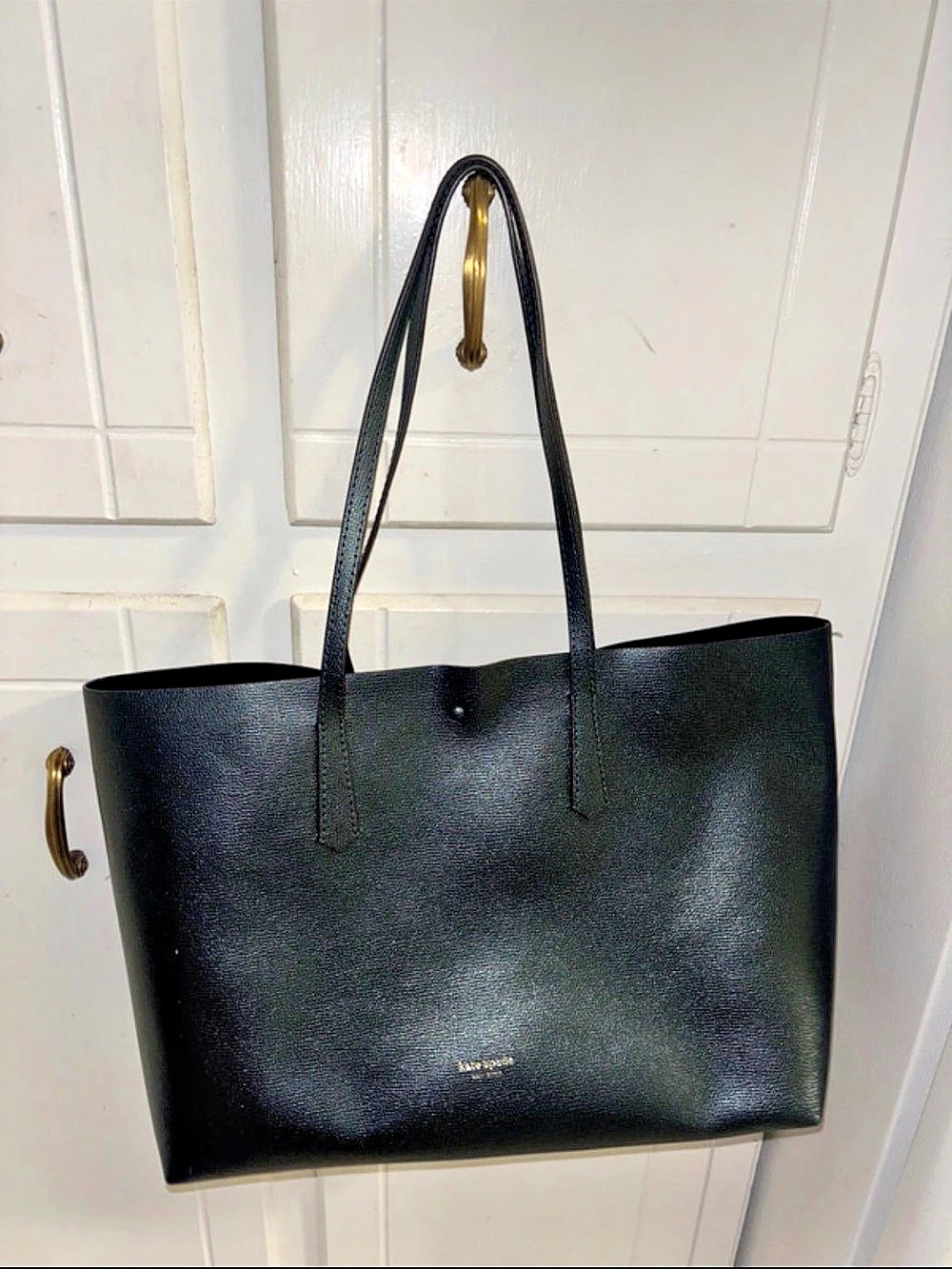 Kate Spade All Day Large Leather Tote Black